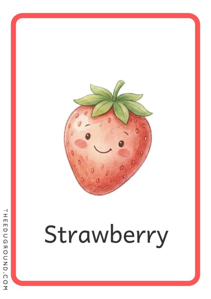 Download Free Fruit Flashcards