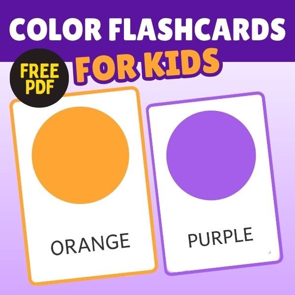 Printable Color Flashcards PDF Free Download