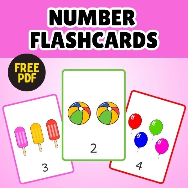Free Number Flashcards 1-10 PDF Free Download